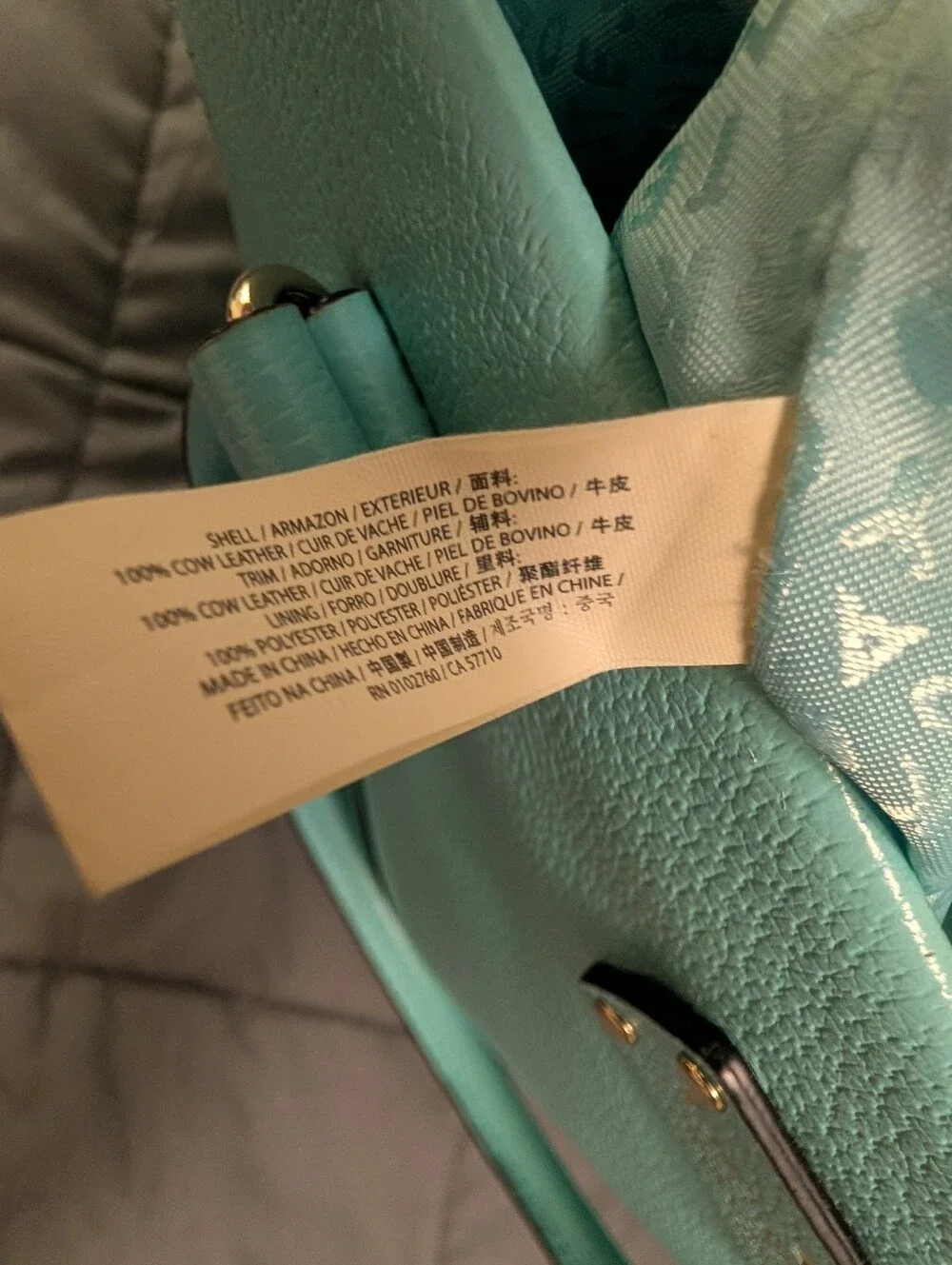 Kate Spade Wellesly Aqua Bag- Large